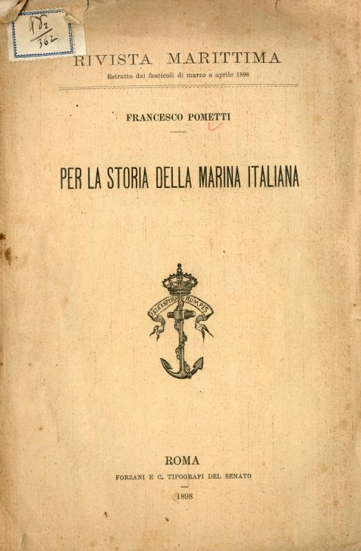 Per la storia della marina italiana / F. Pometti