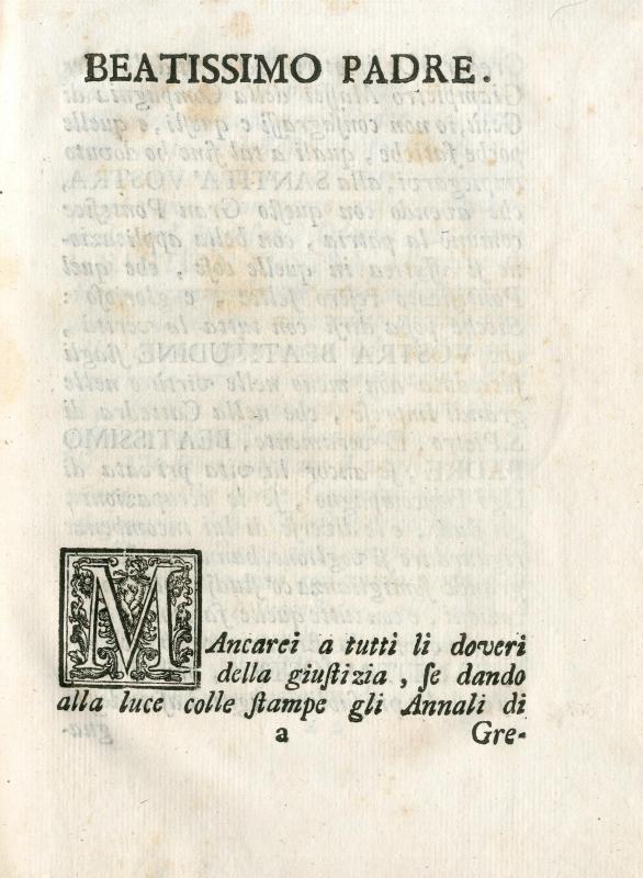 Degli annali di Gregorio XIII. pontefice massimo : sotto gli auspicj della Santità di Nostro Signore papa Benedetto XIV.. T. 1